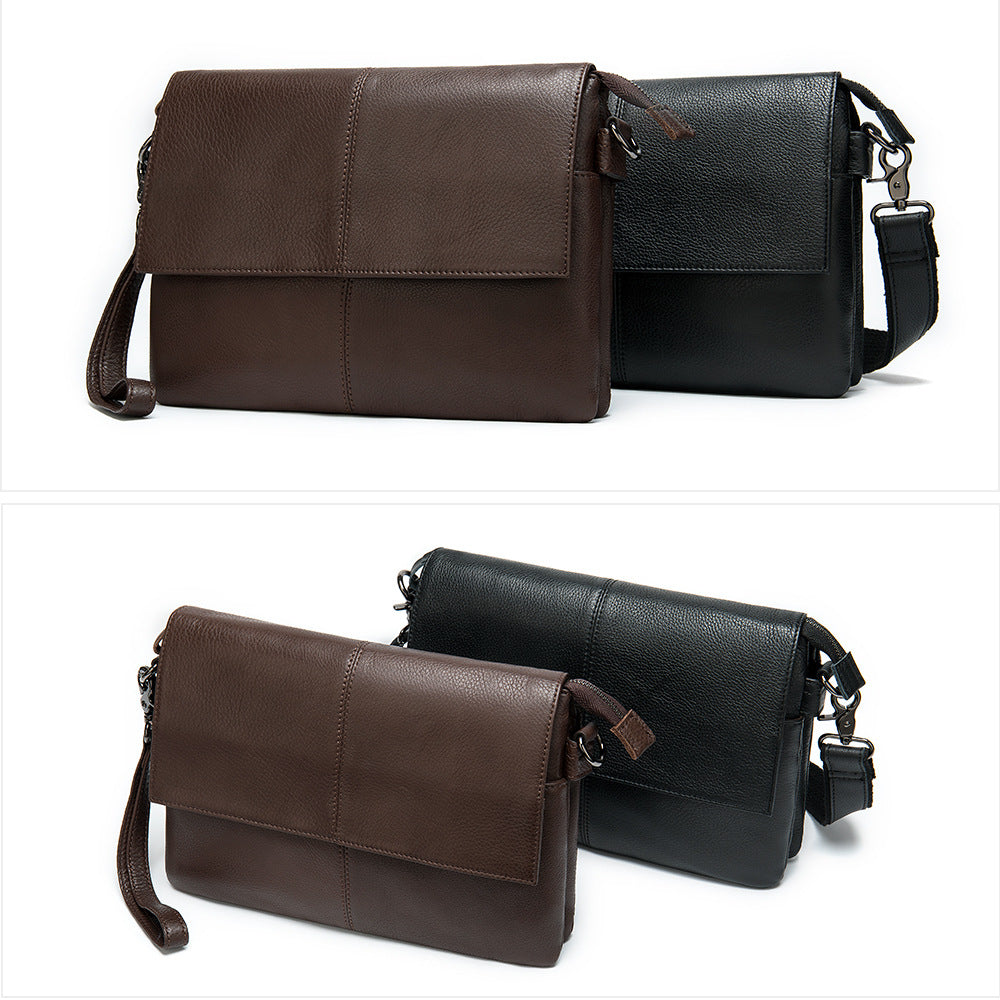 Men's Clutch Genuine Leather Retro Simple For Men's Handbags