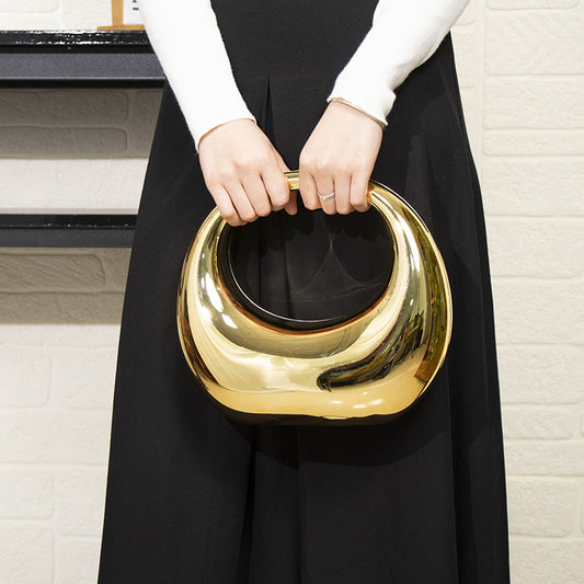 Acrylic Fashion Shiny Surface Personalized Design Shoulder Bags