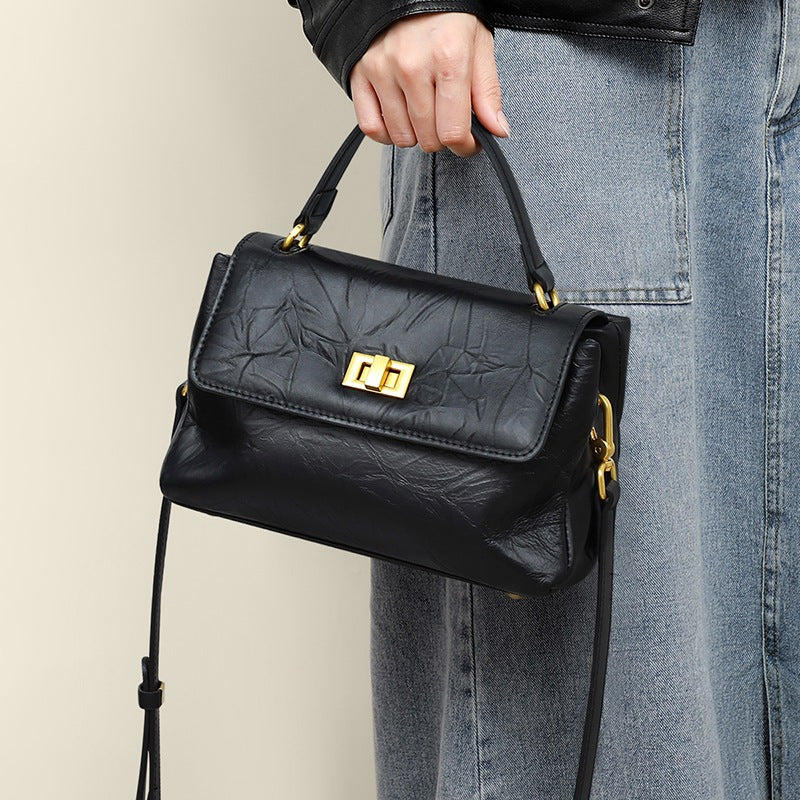 Women's Summer Genuine Leather Large Capacity High-grade Crossbody Bags