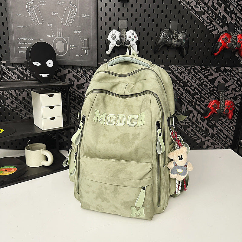 Work Clothes Trendy Couple Large Capacity Junior High Backpacks