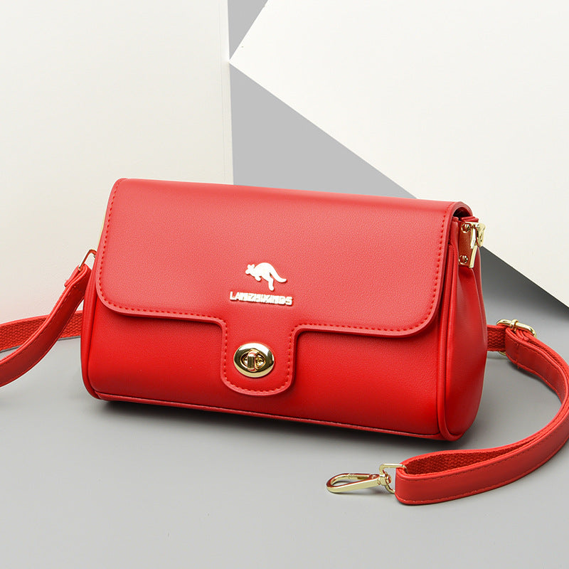 Mom Korean Simple Large Capacity Solid Crossbody Bags