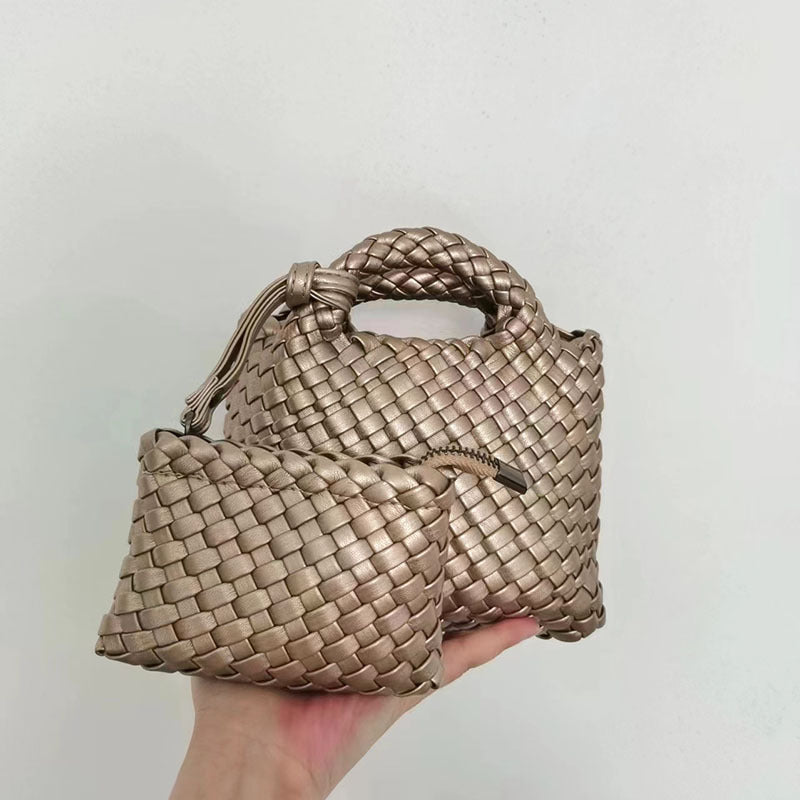 Woven Handmade Mini Portable Vegetable Basket Bags