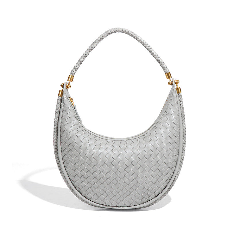 Women's Fashion Hand-woven Portable Selenodont Niche Underarm Handbags