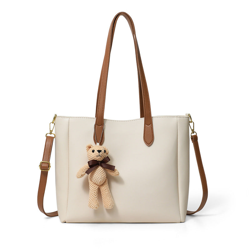 Women's Large Capacity Portable Fashion Big Genuine Shoulder Bags