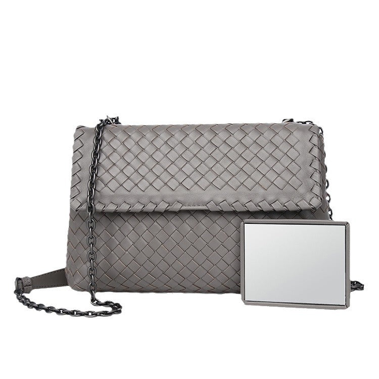 Women's Elegant Trendy Chain Handmade Woven Shoulder Bags