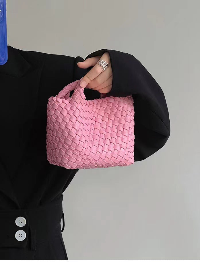 Woven Handmade Mini Portable Vegetable Basket Bags