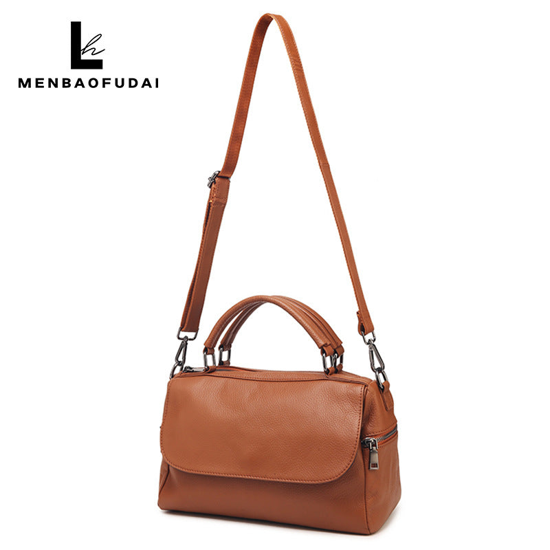 Women's Cute Lucky Genuine Leather Vintage Top Handbags