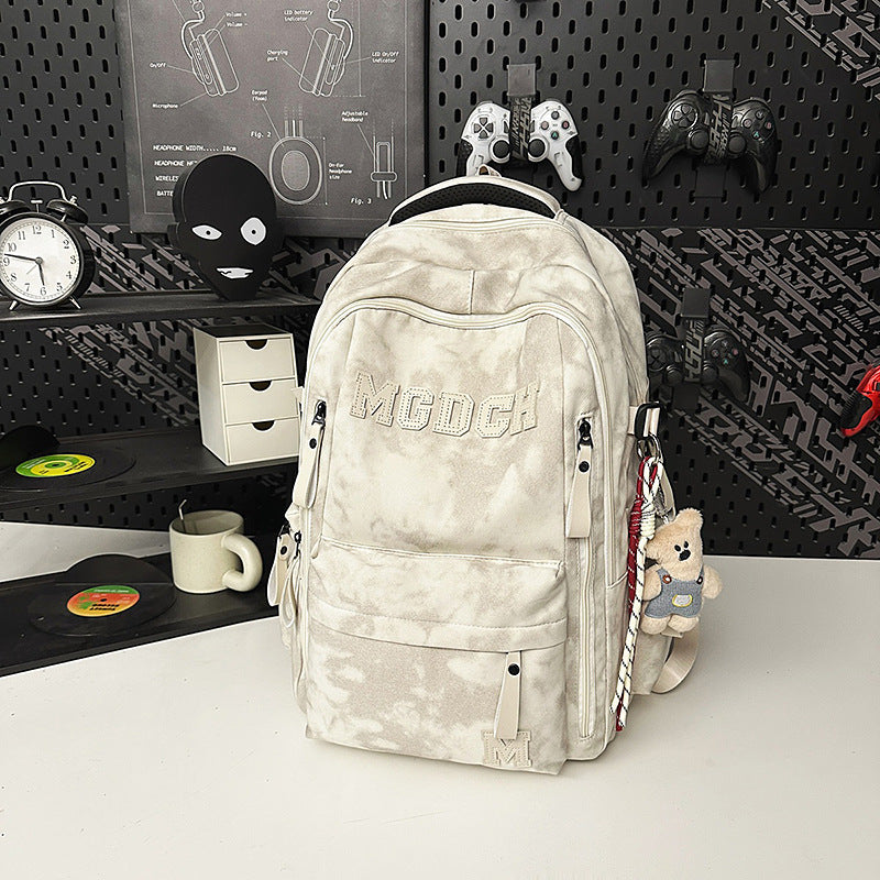 Work Clothes Trendy Couple Large Capacity Junior High Backpacks