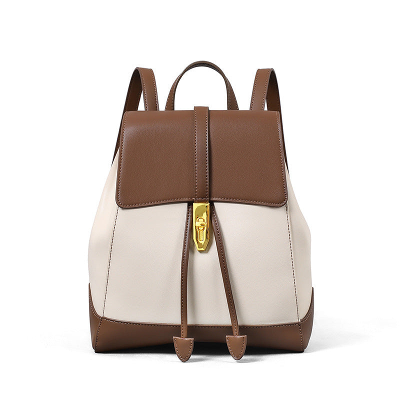 Fashion Large Capacity Junior High Genuine Backpacks