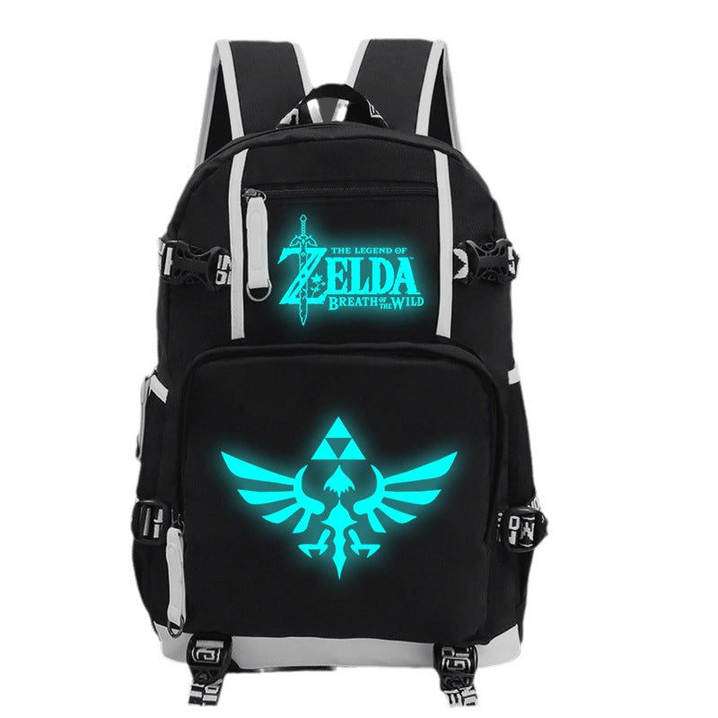 Slouchy Legend Of Zelda Peripheral Printed Bags