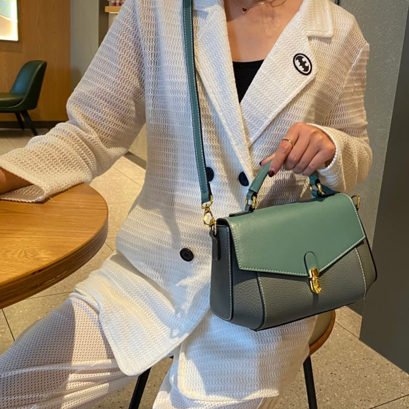 Women's Fashion Commuter Versatile Top Layer Cowhide Shoulder Bags