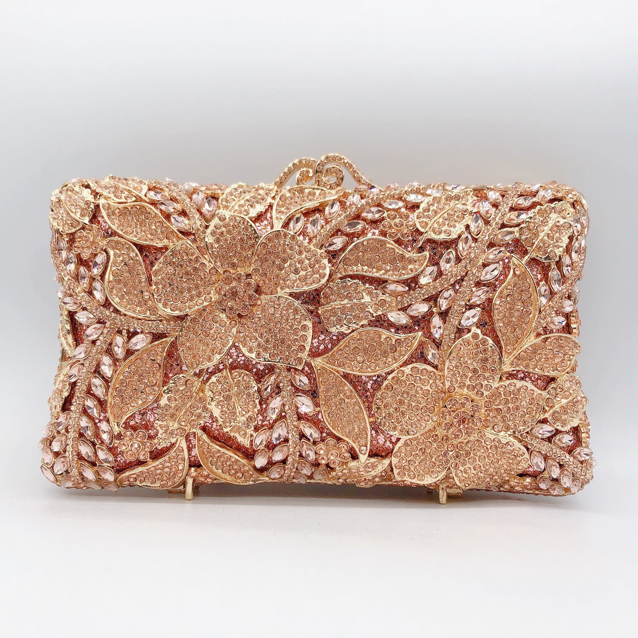 Women's Strictly Selected Flower Diamond Banquet Rhinestone Evening Bags