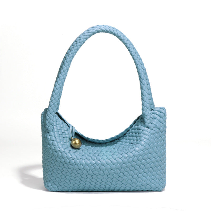 Capacity Commuter High-grade Woven Portable Soft Shoulder Bags