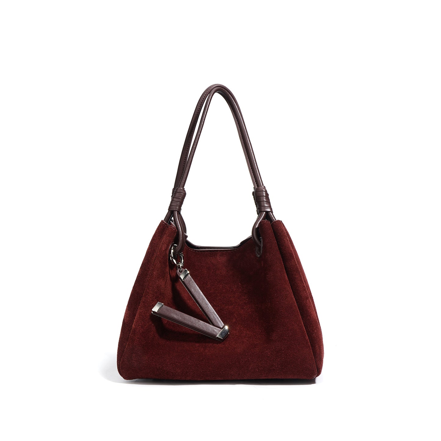 Women's High-grade Trendy Fashion Joker Simple Suede Handbags