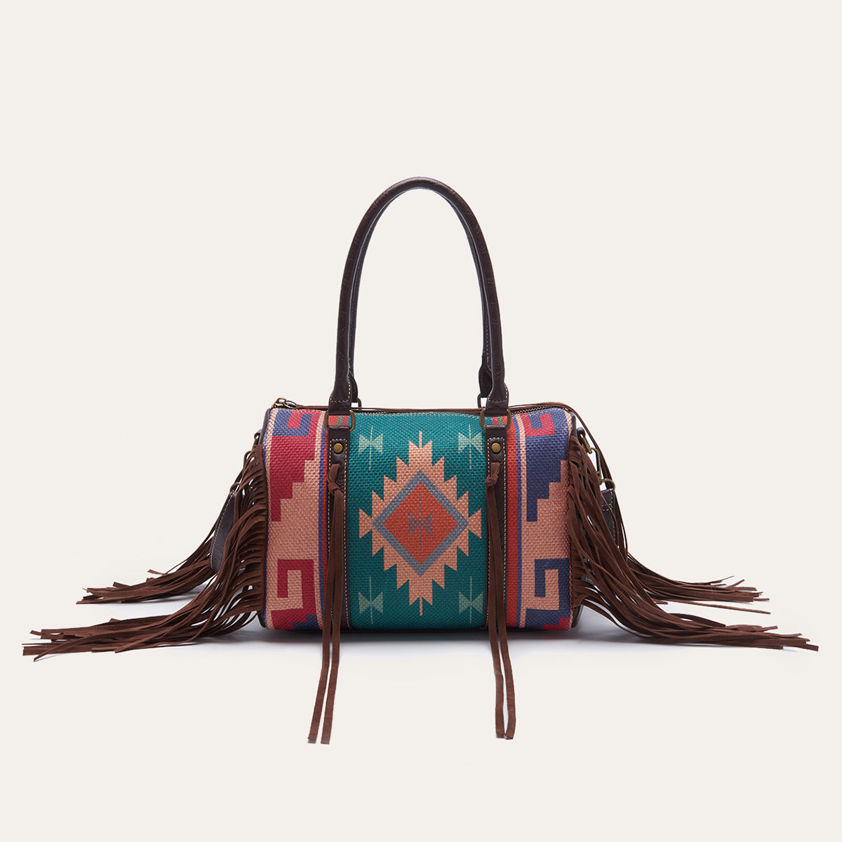 Retro Bohemian Hand-woven Tassel Cotton Linen Crossbody Bags