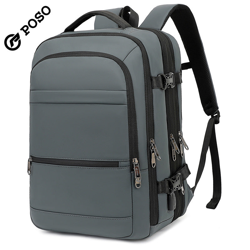 Men's Business Inch Large Capacity Computer Scalable Backpacks