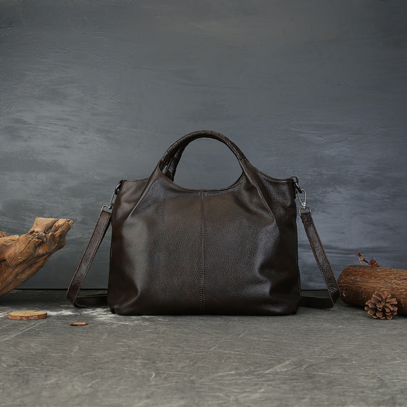 Women's Vintage High-grade Genuine Leather Ethnic Style First Handbags