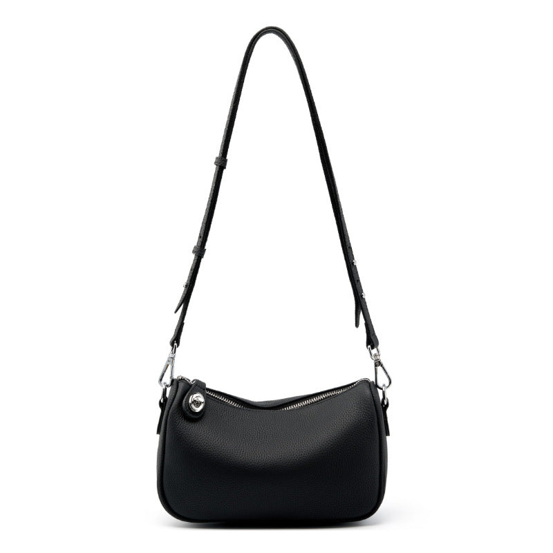 Women's Genuine Leather Soft Cattlehide Fashion Mahjong Crossbody Bags