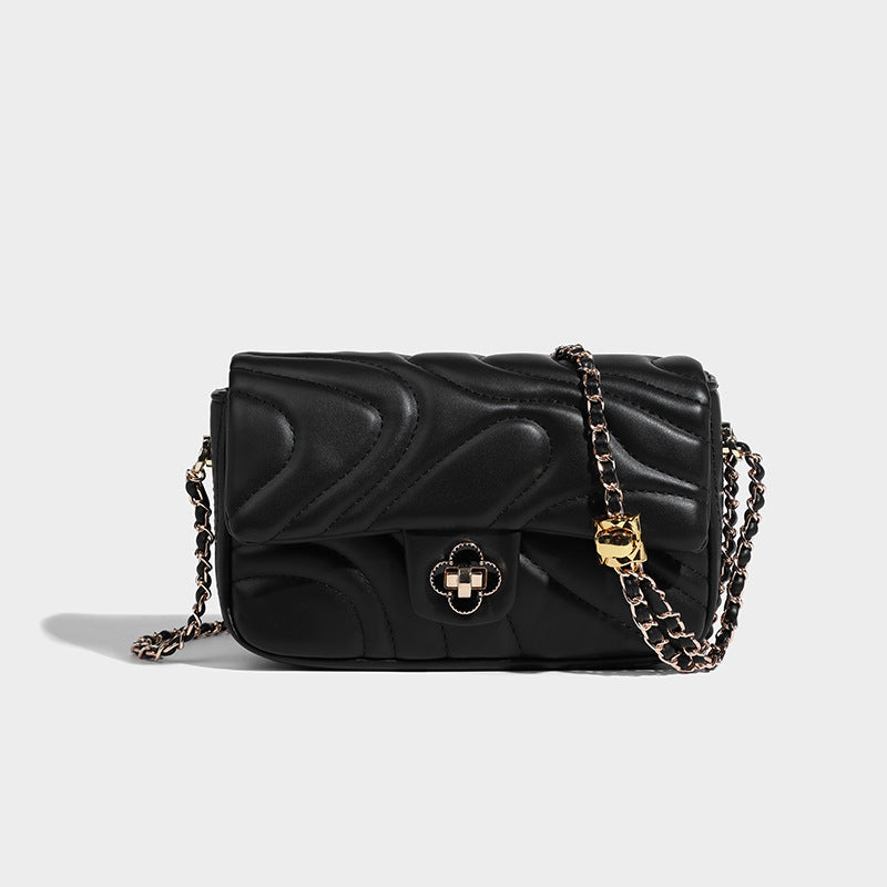 Women's Graceful Fashionable Rhombus Chain Pink Armpit Bags