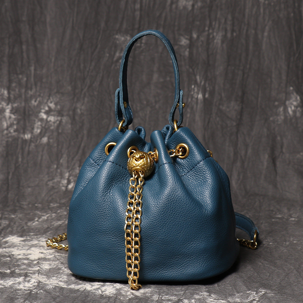 Layer Cowhide Fashion Genuine Leather High Bags