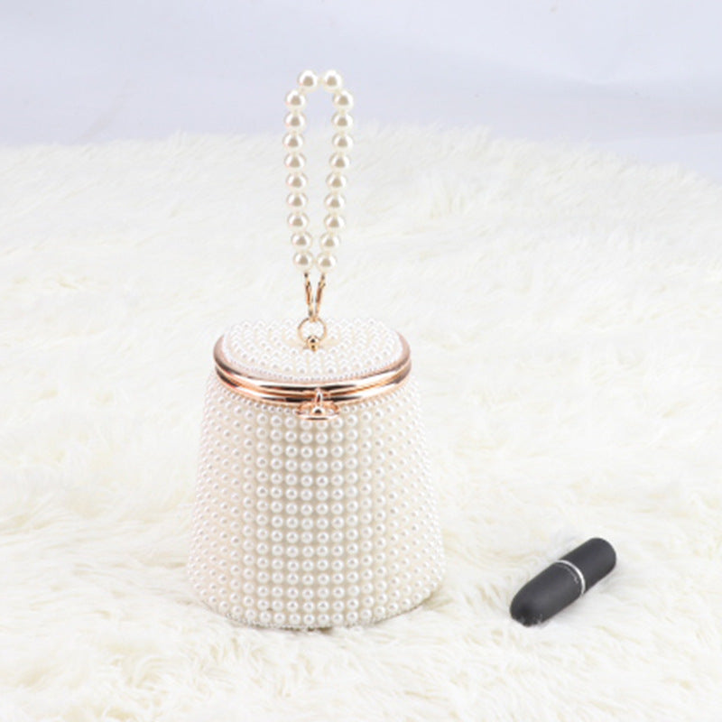 Unique Portable Pearl Hand Dinner Niche Evening Bags