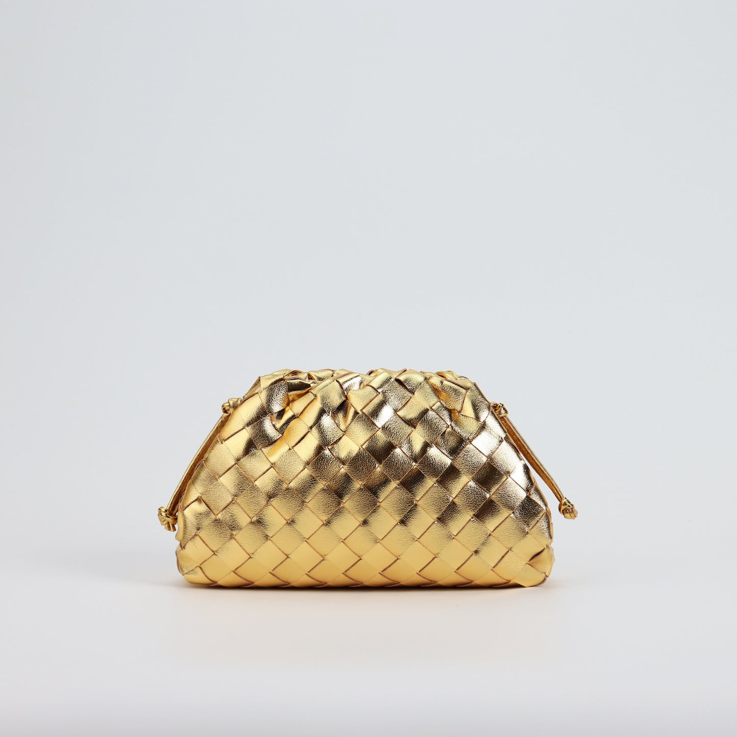 Fashion Clutch Woven Korean Style Cloud Soft Leather Crossbody Bags