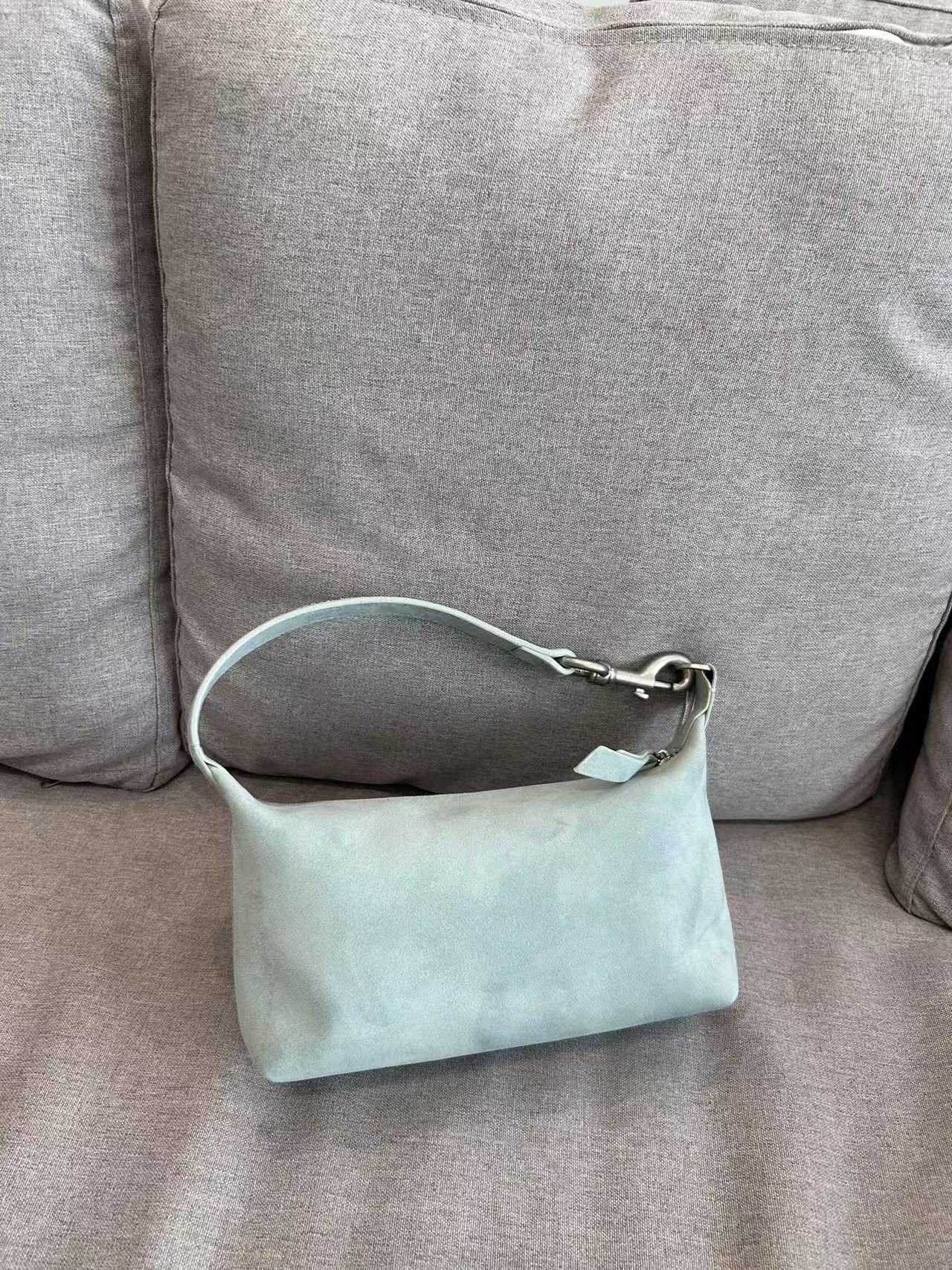 Women's Korean Style Fashion Hand Text Top Layer Handbags