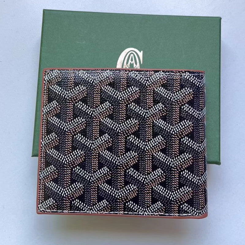 Women's & Men's & Style Dog Teeth Short Multiple Slots Men's Wallets