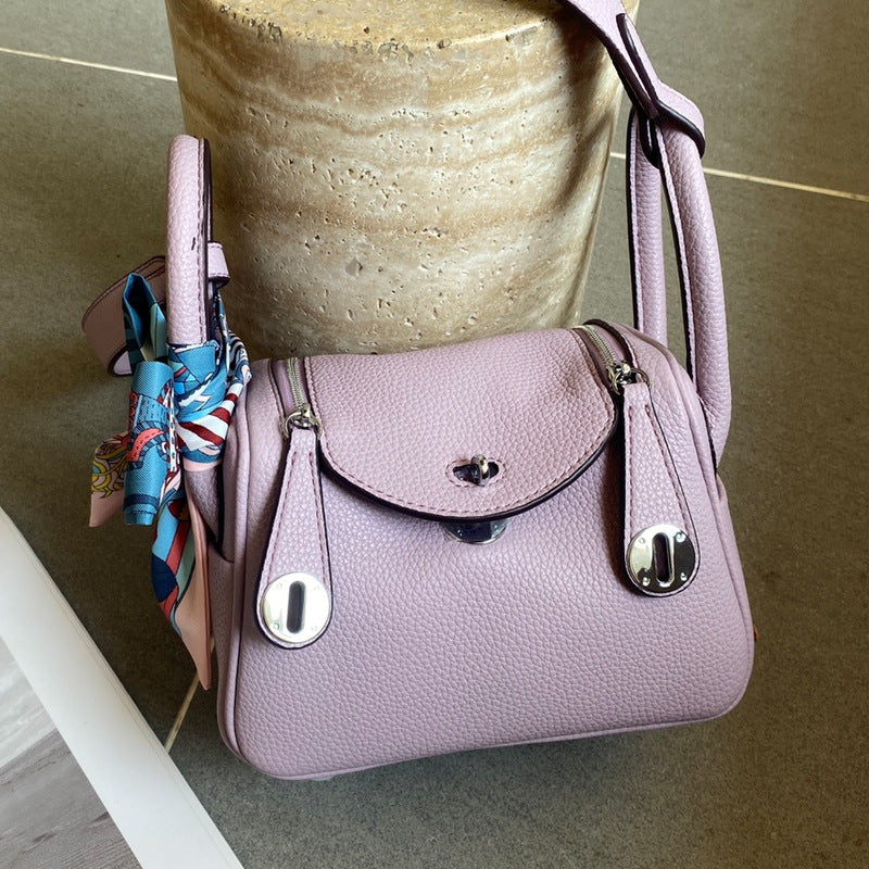 Women's Mini Lindi Leather Underarm Pillow Portable Crossbody Bags