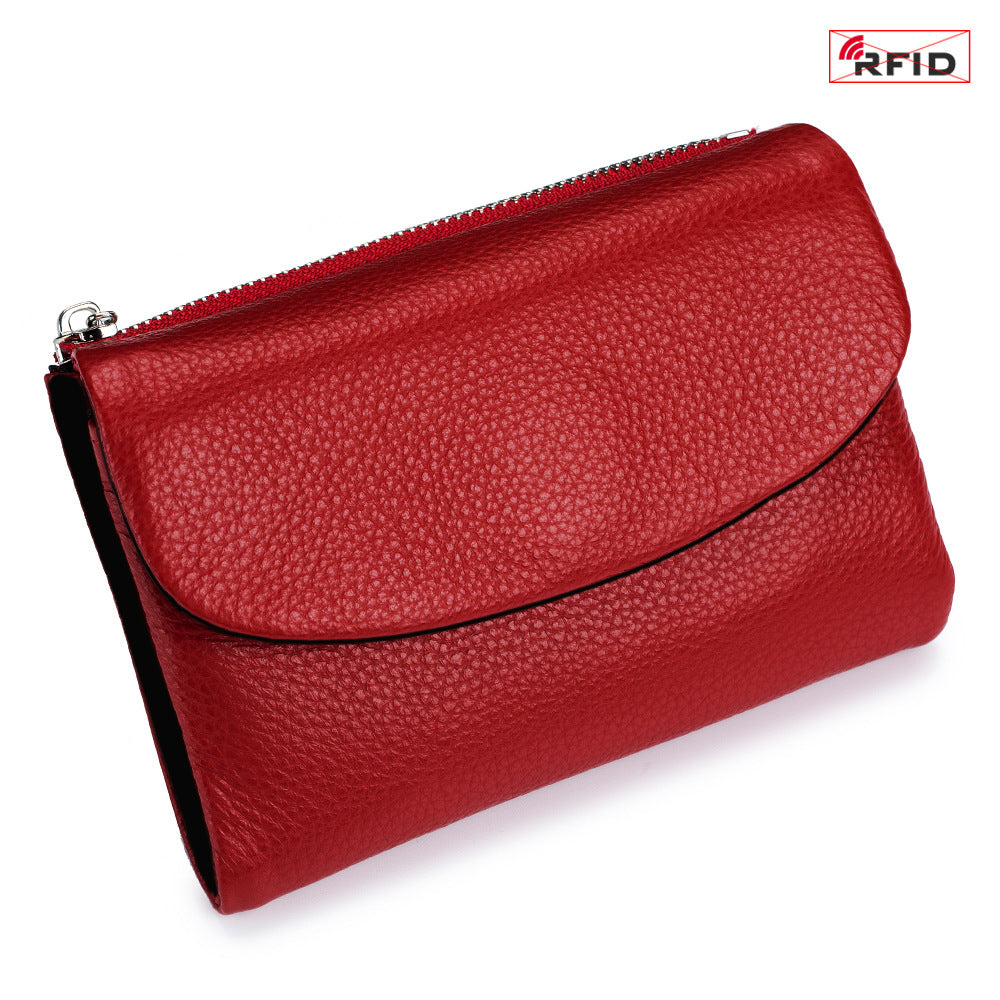 Women's Fashion Short Soft Textured Large Capacity Ladies Wallets