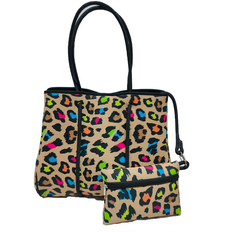 Neoprene Beach Printing Weekend Portable Seaside Handbags