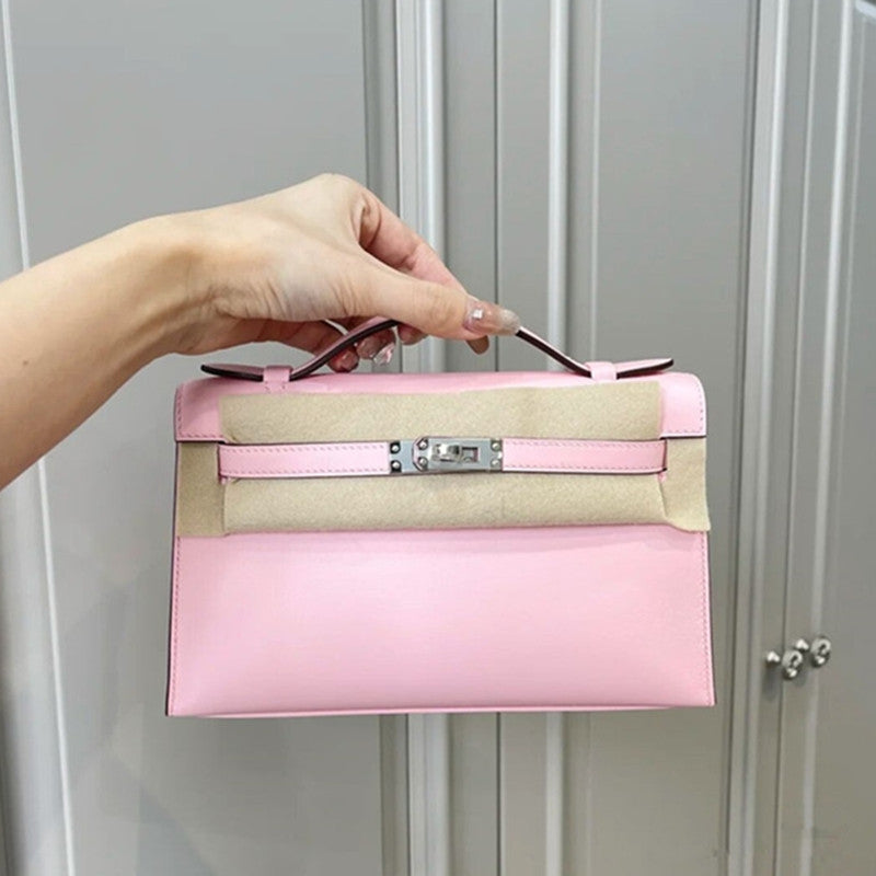 Women's Generation Kelly Plain Palm Print Cattlehide Shoulder Bags