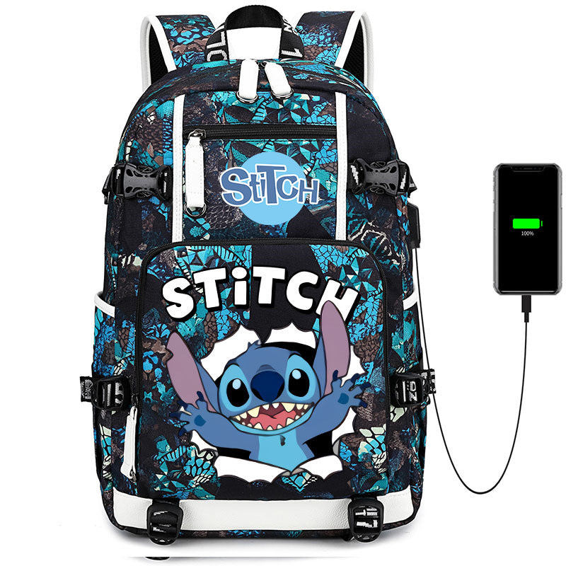 Caddy Cartoon Stitch Boy Four Or Backpacks