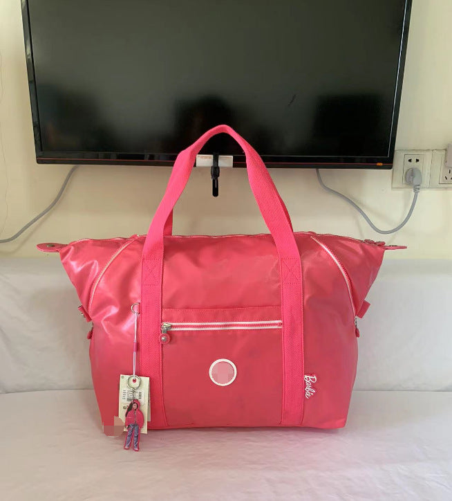 Summer Nylon Monkey Mesh Purple Large Travel Bags