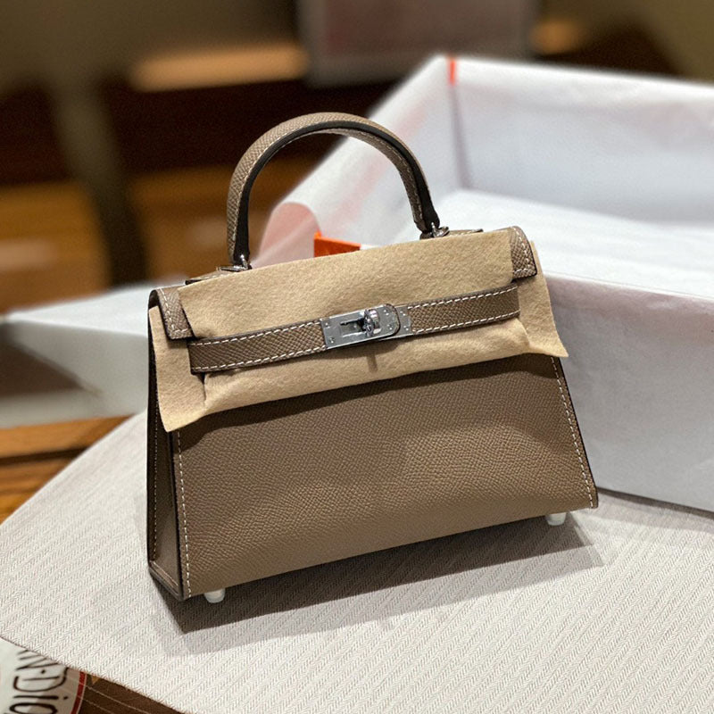 Palm Pattern Cowhide Second Generation Female Shoulder Bags