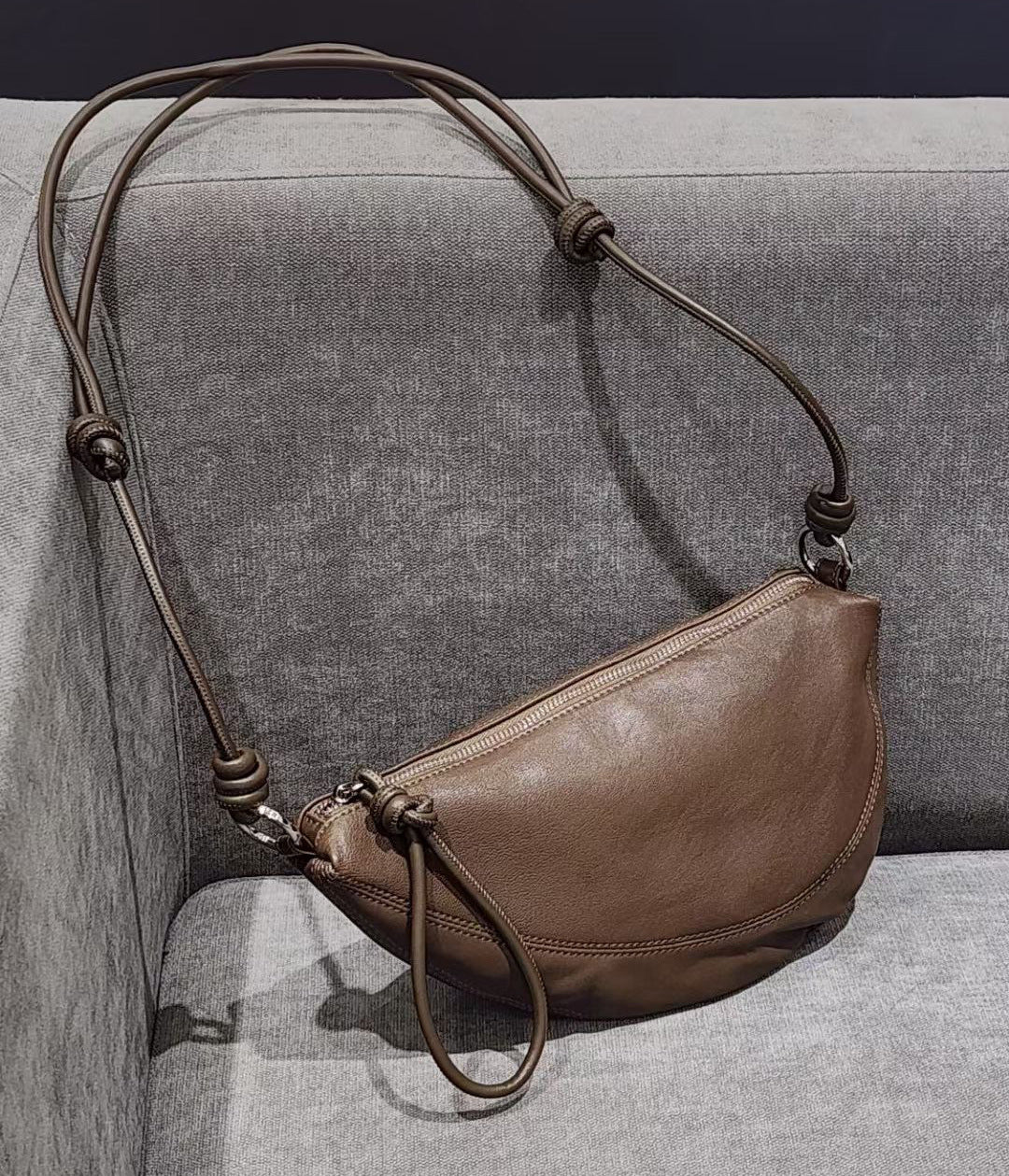 Women's Vegetable Tanned Sheepskin Genuine Leather Spring Crossbody Bags