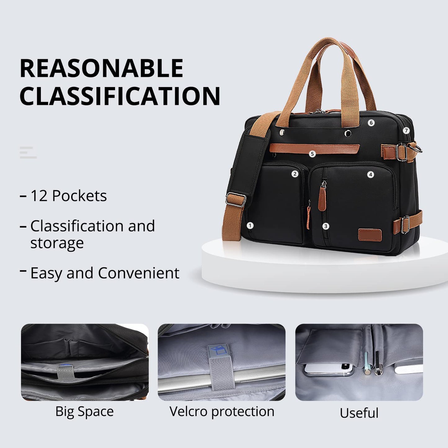 Men's Beautiful Large Capacity Business Computer Backpacks
