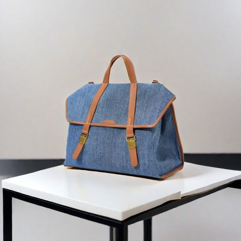 Loose Series Canvas Denim Large Capacity Backpacks