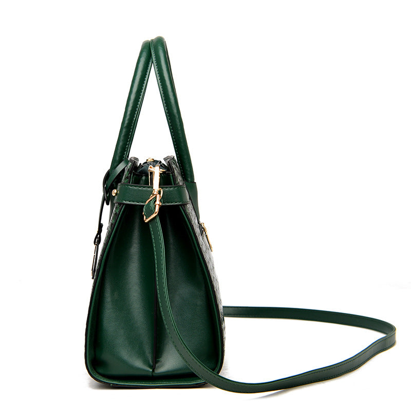 Women's Crocodile Pattern Match Sets Fashion Shoulder Bags