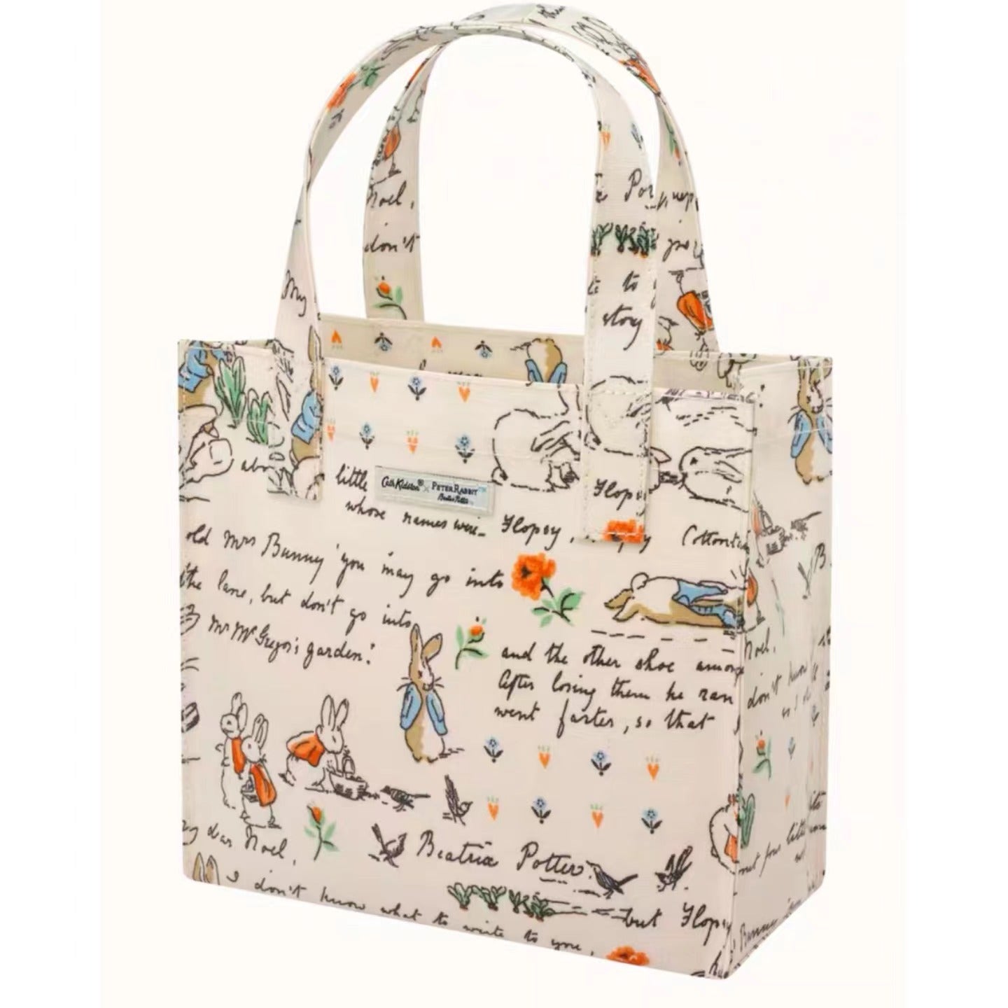 Cartoon Printed Lunch Canvas Waterproof Cute Handbags