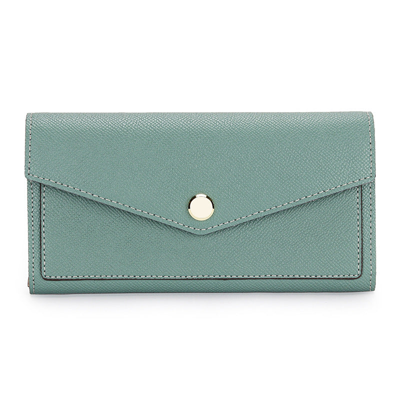 Women's Print Long Fashion Color Contrast Clutch Ladies Wallets