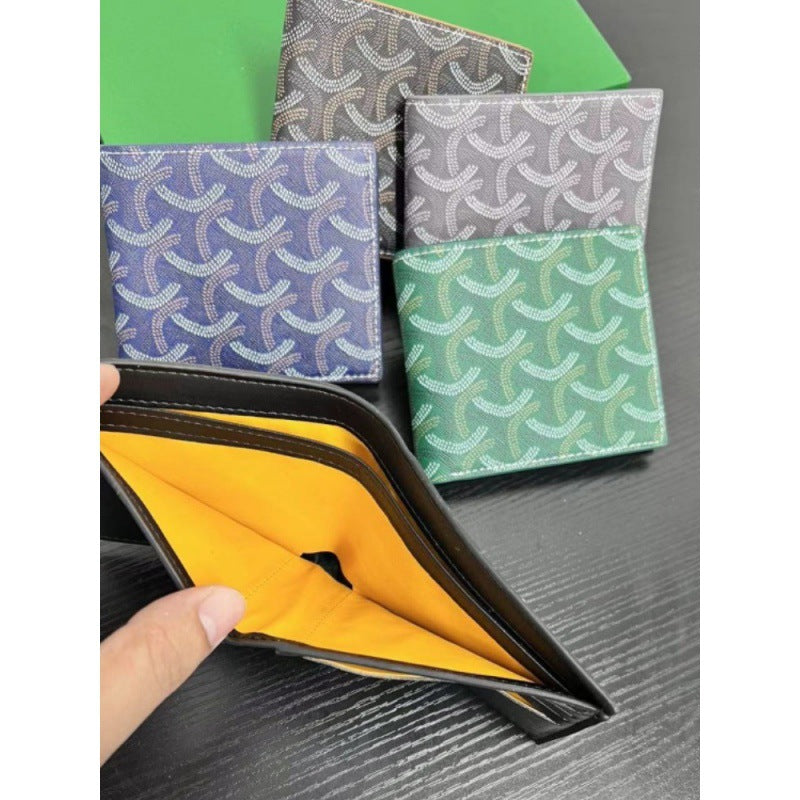 Women's & Men's & Style Dog Teeth Short Multiple Slots Men's Wallets
