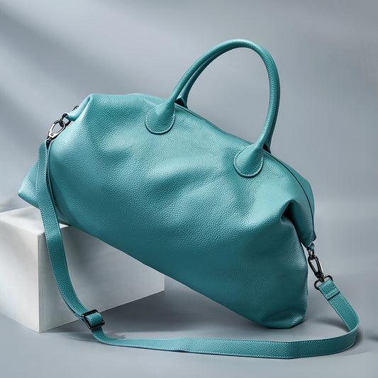 Women's Versatile Leather Large Capacity Cowhide Handbags