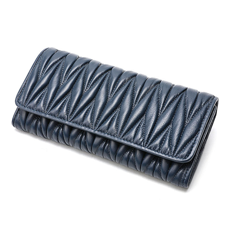 Direct Wholesale Lady's Full Sheepskin Fashion Ladies Wallets