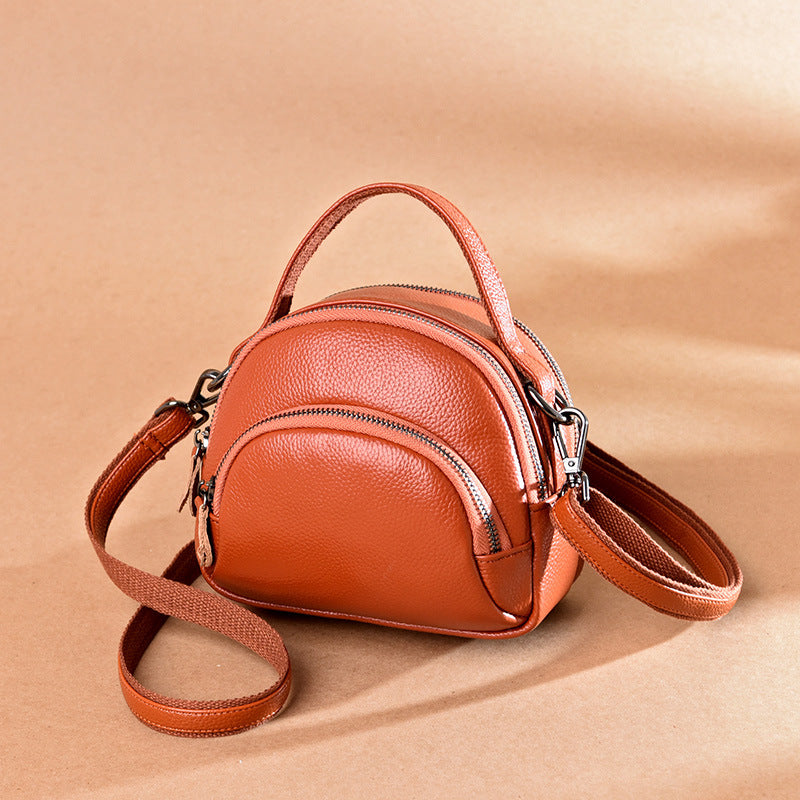 Women's Simple Niche High Sense Round Versatile Bags