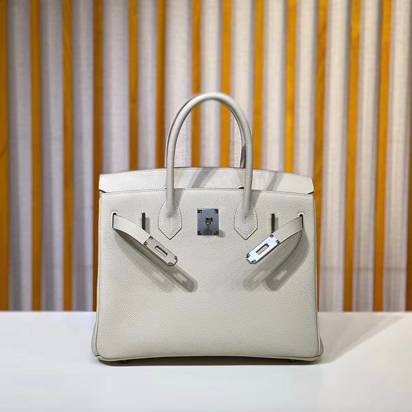 Women's Leather Line Imported Calfskin Lychee Pattern Bags