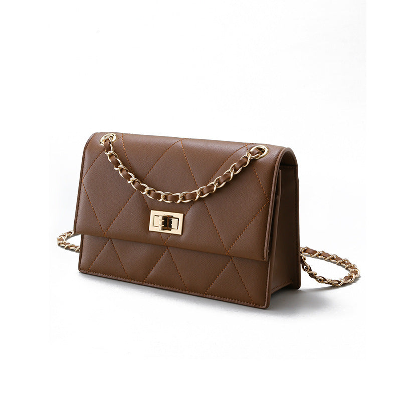 High-grade Korean Style Classic Rhombus Chain Armpit Bags