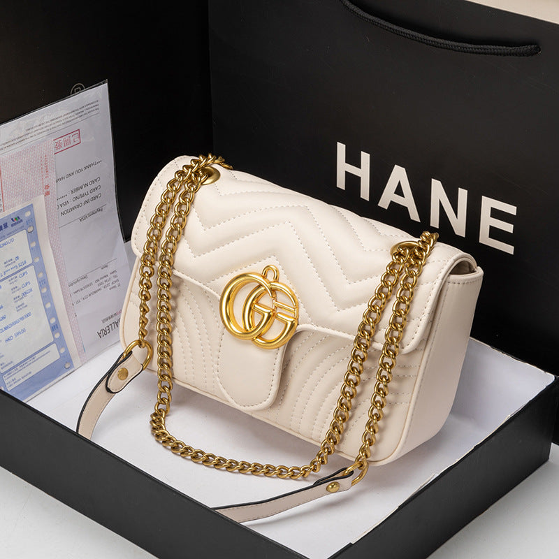 Women's Niche Underarm Fashion Diamond Pattern Chain Crossbody Bags