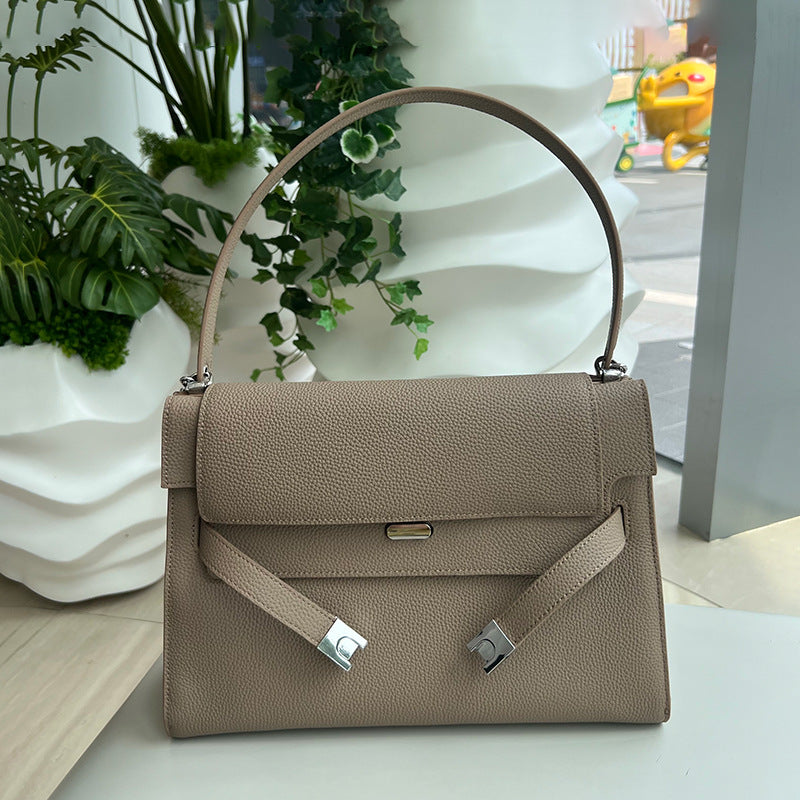 Women's High-grade Suede Large Capacity Commuter Kelly Shoulder Bags