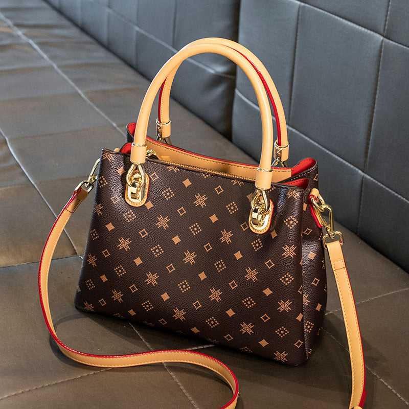 Women's Genuine Leather Fashionable Light Luxury Simplicity Handbags